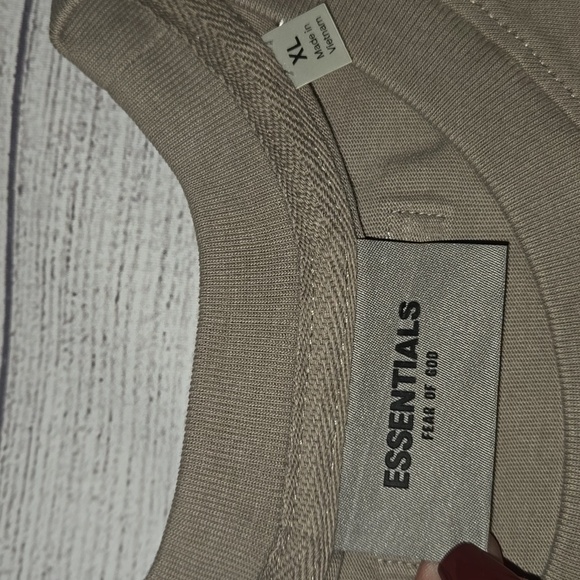 Essentials Fear of God Men's Short Sleeve T-Shirt Moss Size XL NWT - Picture 8 of 13